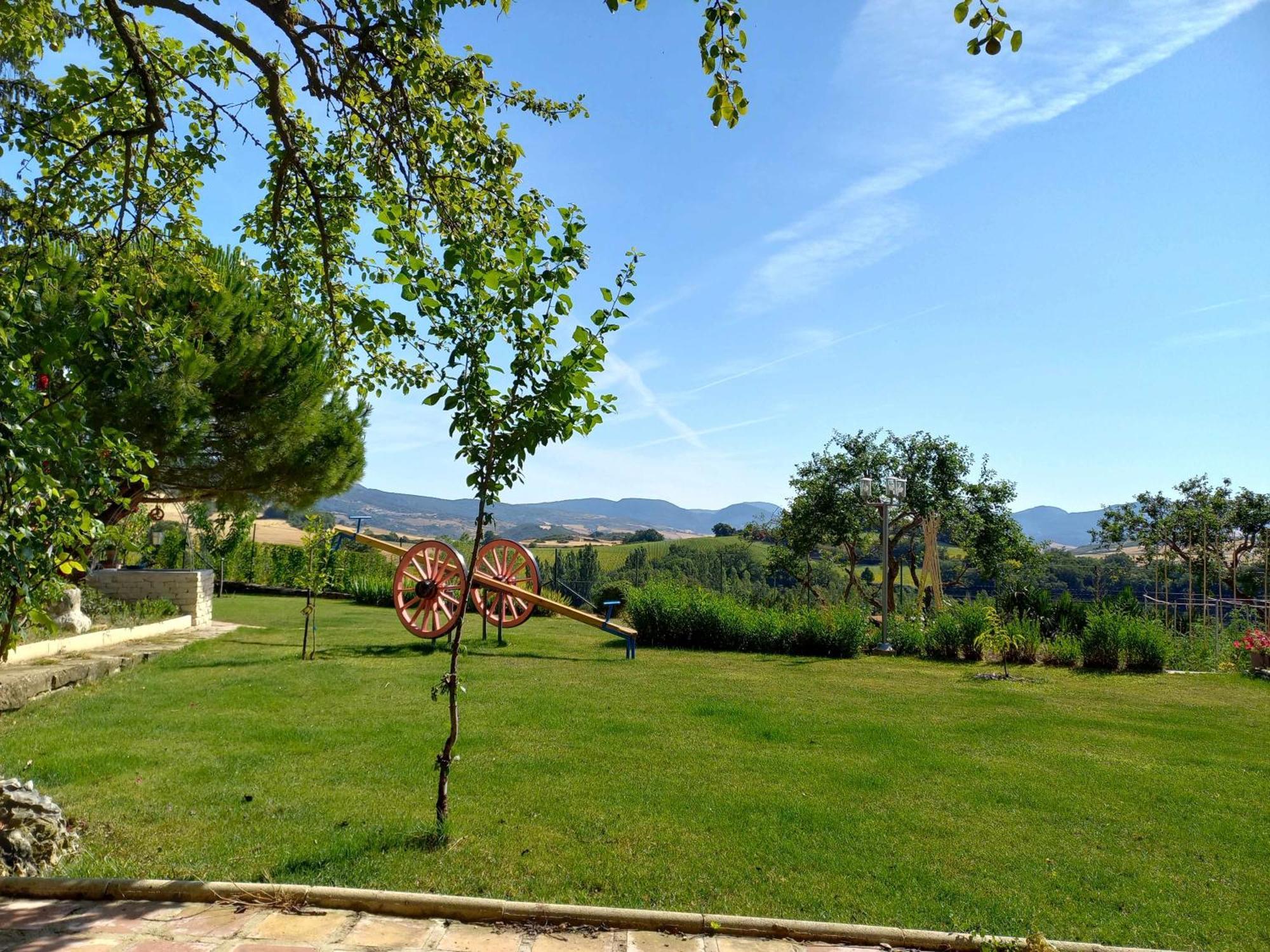 Casa Albaitar Con Piscina Y Sala De Juegos Azcona Exteriör bild